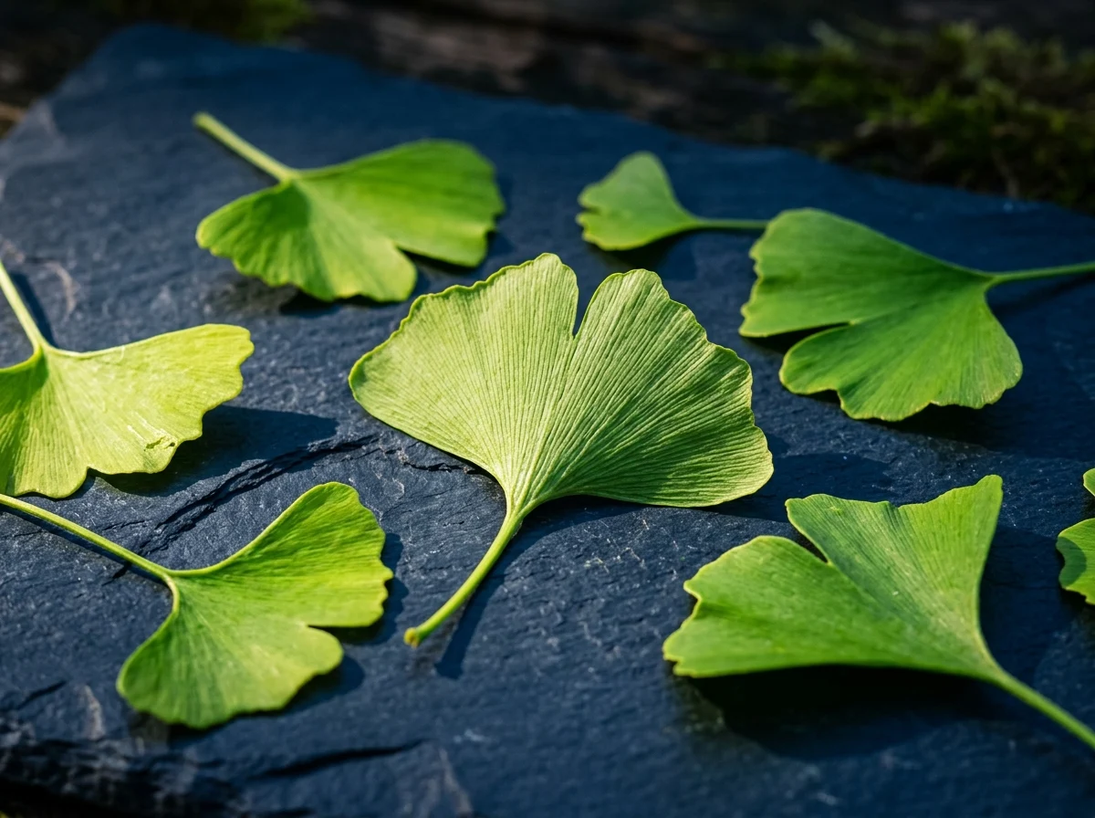 Ginkgo biloba bladeren - natuurlijke ingrediënten voor auditief comfort